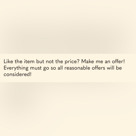 Like the item but not the price? Make me an offer. Reasonable offer considered. - Picture 1 of 1